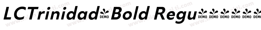 LCTrinidad-Bold Regu字体转换